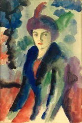 Portrait Study of Elisabeth Macke
